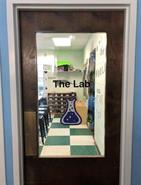 Door vinyl lettering